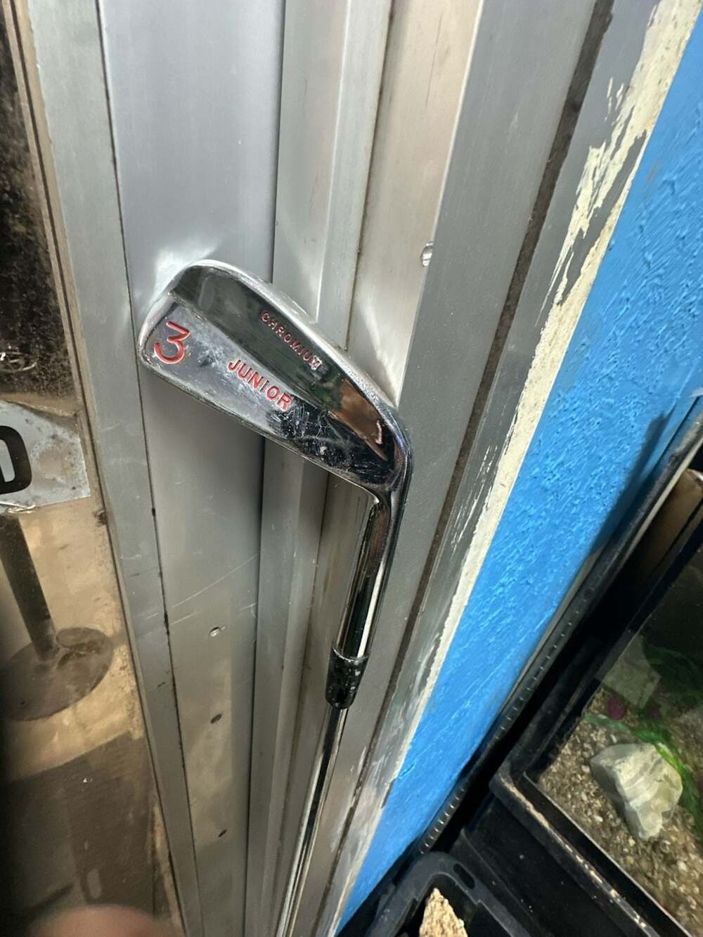 Vintage Chromium Junior 3 Golf Iron Club Steel Shaft